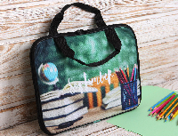 Сумка Ворд с ручками 25х35 см, с полной запечаткой