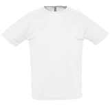 Футболка "Sporty", белый_XS, 100% п/э, 140 г/м2 Футболка "Sporty", белый_XS, 100% п/э, 140 г/м2