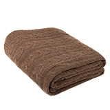 Плед VELVILJE MIDI, песчаный, шерсть 30%, акрил 70%, 150*200 см