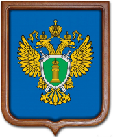 Герб Генеральной прокуратуры РФ 53х61 см, печатный, рамка светлое дерево