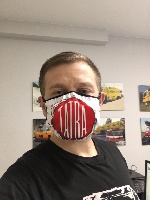 Тканевые защитные маски с дизайном заказчика