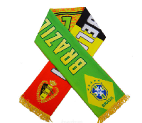 Шарф болельщика 1/4 финала Бразилия - Бельгия 06.07 Казань