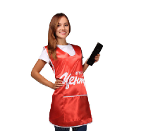 Фартук-накидка Флай 54х82 см, с полной запечаткой