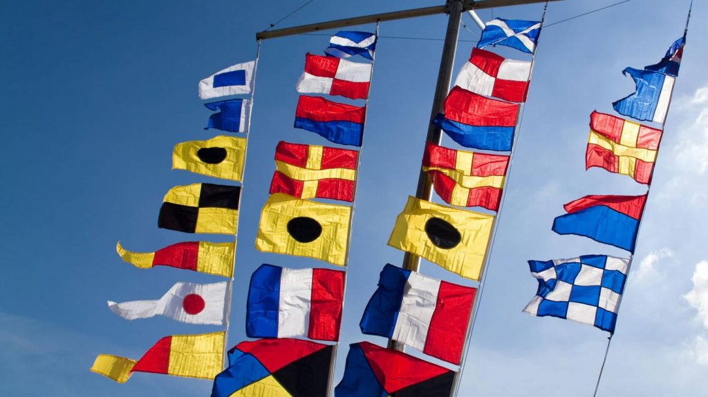 Морские флаги расцвечивания