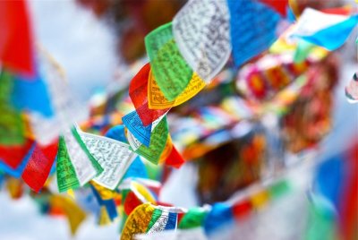 Флажки Лунгта, 15 шт. размер 20х24 см